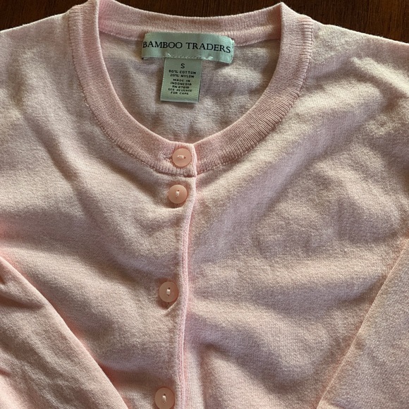 Bamboo traders pink sweater size small - Picture 5 of 6